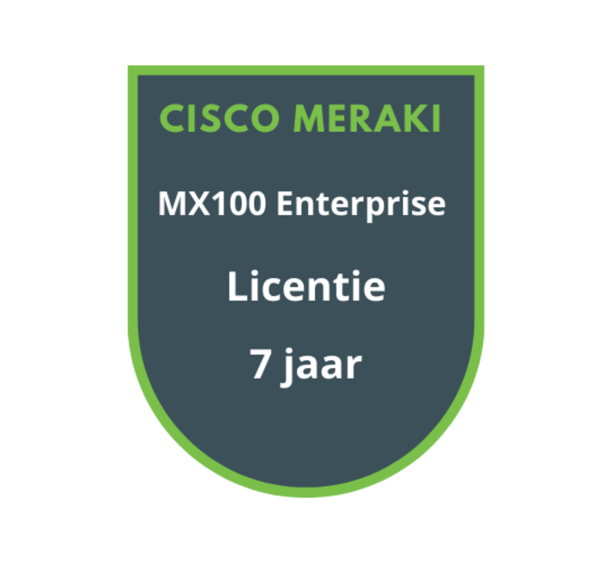Cisco Meraki MX100 Enterprise Licentie 7 jaar