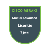 Cisco Meraki MX100 Advanced Security Licentie 1 jaar Cisco Meraki MX100 Advanced Security Licentie 1 jaar