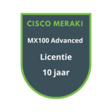 Cisco Meraki MX100 Advanced Security Licentie 10 jaar Cisco Meraki MX100 Advanced Security Licentie 10 jaar