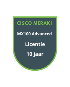 Cisco Meraki MX100 Advanced Security Licentie 10 jaar Cisco Meraki MX100 Advanced Security Licentie 10 jaar