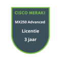 Cisco Meraki MX250 Advanced Security Licentie 3 jaar