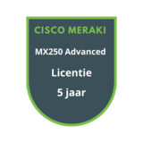 Cisco Meraki MX250 Advanced Security Licentie 5 jaar Cisco Meraki MX250 Advanced Security Licentie 5 jaar