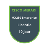 Cisco Meraki MX250 Enterprise Licentie 10 jaar