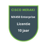 Cisco Meraki MX450 Enterprise Licentie 10 jaar Cisco Meraki MX450 Enterprise Licentie 10 jaar