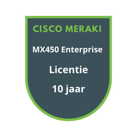 Cisco Meraki MX450 Enterprise Licentie 10 jaar