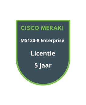 Cisco Meraki MS120-8 Enterprise Licentie 5 jaar Cisco Meraki MS120-8 Enterprise Licentie 5 jaar