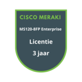 Cisco Meraki MS120-8FP Enterprise Licentie 3 jaar Cisco Meraki MS120-8FP Enterprise Licentie 3 jaar