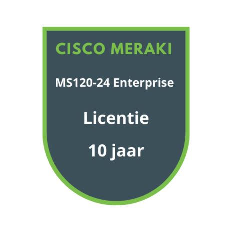 Cisco Meraki MS120-24 Enterprise Licentie 10 jaar