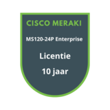 Cisco Meraki MS120-24P Enterprise Licentie 10 jaar