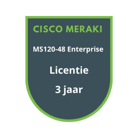 Cisco Meraki MS120-48 Enterprise Licentie 3 jaar