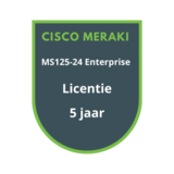 Cisco Meraki MS125-24 Enterprise Licentie 5 jaar Cisco Meraki MS125-24 Enterprise Licentie 5 jaar
