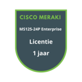 Cisco Meraki MS125-24P Enterprise Licentie 1 jaar Cisco Meraki MS125-24P Enterprise Licentie 1 jaar