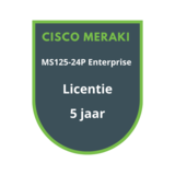 Cisco Meraki MS125-24P Enterprise Licentie 5 jaar Cisco Meraki MS125-24P Enterprise Licentie 5 jaar