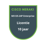 Cisco Meraki Cisco Meraki MS125-24P Enterprise Licentie 10 jaar