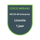 Cisco Meraki MS125-48 Enterprise Licentie 1 jaar Cisco Meraki MS125-48 Enterprise Licentie 1 jaar