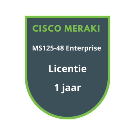 Cisco Meraki MS125-48 Enterprise Licentie 1 jaar