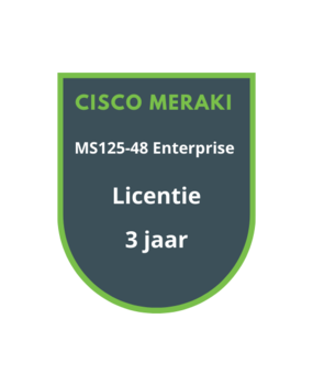 Cisco Meraki MS125-48 Enterprise Licentie 3 jaar Cisco Meraki MS125-48 Enterprise Licentie 3 jaar
