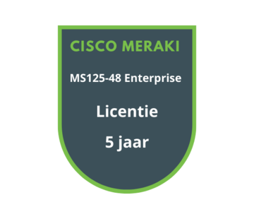 Cisco Meraki Cisco Meraki MS125-48 Enterprise Licentie 5 jaar