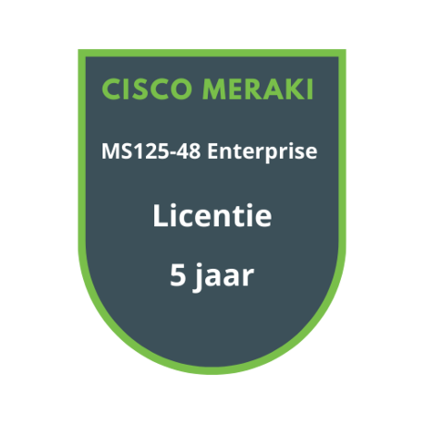Cisco Meraki MS125-48 Enterprise Licentie 5 jaar