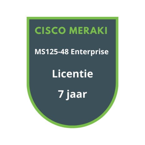 Cisco Meraki MS125-48 Enterprise Licentie 7 jaar