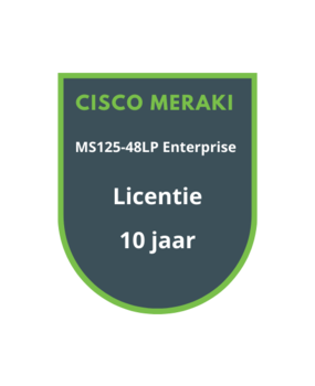 Cisco Meraki MS125-48LP Enterprise Licentie 10 jaar Cisco Meraki MS125-48LP Enterprise Licentie 10 jaar