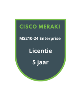 Cisco Meraki MS210-24 Enterprise Licentie 5 jaar Cisco Meraki MS210-24 Enterprise Licentie 5 jaar