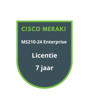 Cisco Meraki MS210-24 Enterprise Licentie 7 jaar Cisco Meraki MS210-24 Enterprise Licentie 7 jaar