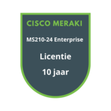 Cisco Meraki MS210-24 Enterprise Licentie 10 jaar Cisco Meraki MS210-24 Enterprise Licentie 10 jaar