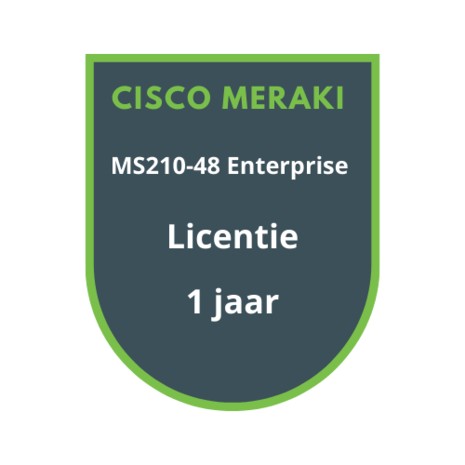 Cisco Meraki MS210-48 Enterprise Licentie 1 jaar