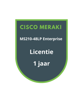 Cisco Meraki MS210-48LP Enterprise Licentie 1 jaar Cisco Meraki MS210-48LP Enterprise Licentie 1 jaar