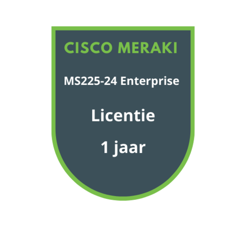 Cisco Meraki Cisco Meraki MS225-24 Enterprise Licentie 1 jaar