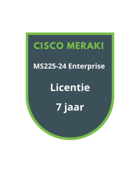 Cisco Meraki MS225-24 Enterprise Licentie 7 jaar Cisco Meraki MS225-24 Enterprise Licentie 7 jaar