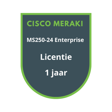 Cisco Meraki MS250-24 Enterprise Licentie 1 jaar