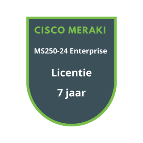 Cisco Meraki MS250-24 Enterprise Licentie 7 jaar