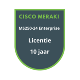 Cisco Meraki MS250-24 Enterprise Licentie 10 jaar Cisco Meraki MS250-24 Enterprise Licentie 10 jaar