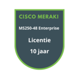 Cisco Meraki MS250-48 Enterprise Licentie 10 jaar Cisco Meraki MS250-48 Enterprise Licentie 10 jaar