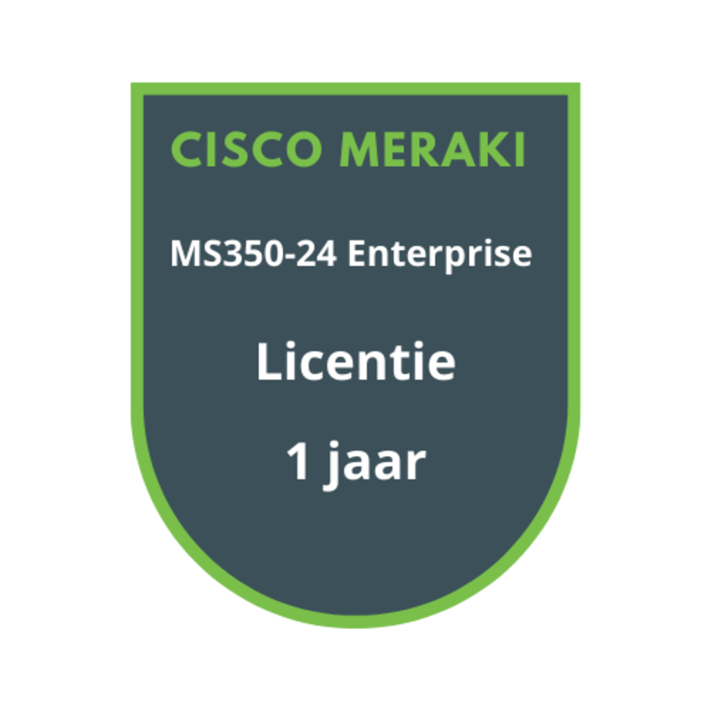 Cisco Meraki MS350-24 Enterprise Licentie 1 jaar