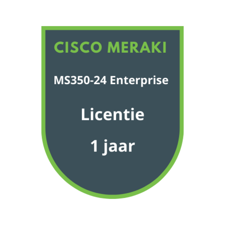 Cisco Meraki MS350-24 Enterprise Licentie 1 jaar