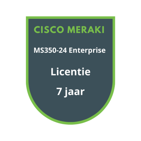Cisco Meraki MS350-24 Enterprise Licentie 7 jaar