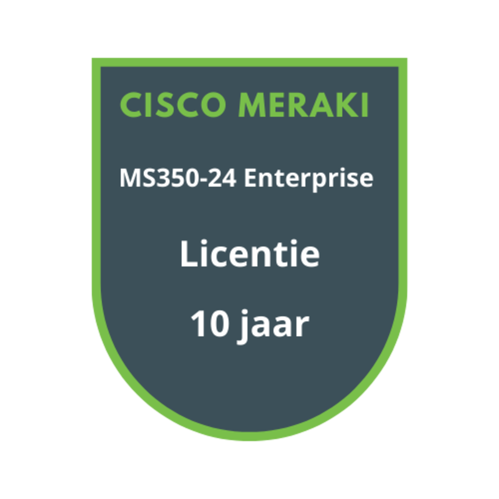 Cisco Meraki MS350-24 Enterprise Licentie 10 jaar