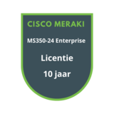 Cisco Meraki MS350-24 Enterprise Licentie 10 jaar Cisco Meraki MS350-24 Enterprise Licentie 10 jaar