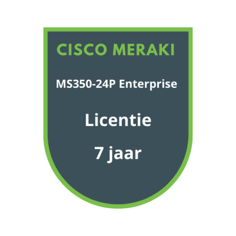 Cisco Meraki MS350-24P Enterprise Licentie 7 jaar