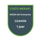 Cisco Meraki MS350-24X Enterprise Licentie 1 jaar Cisco Meraki MS350-24X Enterprise Licentie 1 jaar