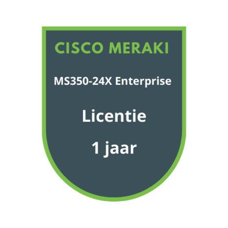 Cisco Meraki MS350-24X Enterprise Licentie 1 jaar