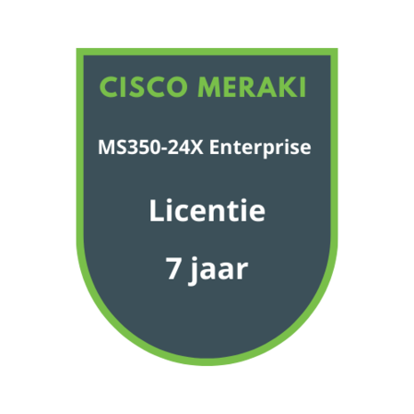 Cisco Meraki MS350-24X Enterprise Licentie 7 jaar