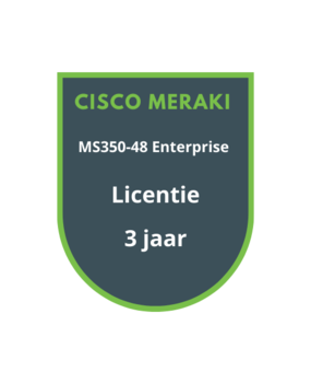 Cisco Meraki MS350-48 Enterprise Licentie 3 jaar Cisco Meraki MS350-48 Enterprise Licentie 3 jaar