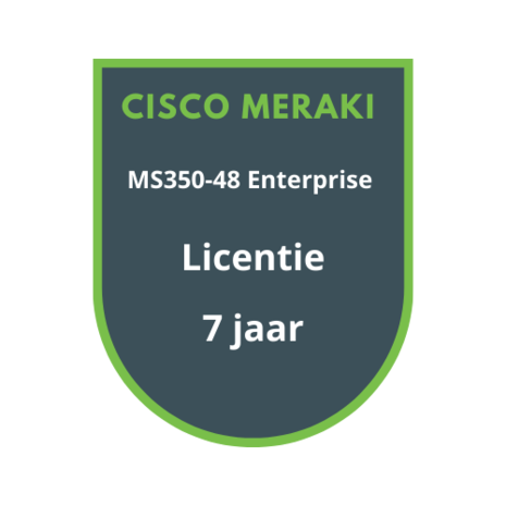 Cisco Meraki MS350-48 Enterprise Licentie 7 jaar