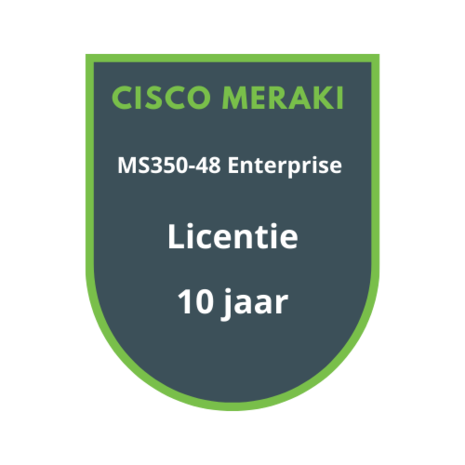 Cisco Meraki MS350-48 Enterprise Licentie 10 jaar