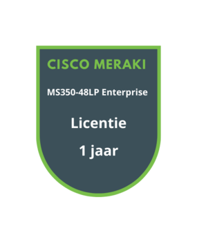 Cisco Meraki MS350-48LP Enterprise Licentie 1 jaar Cisco Meraki MS350-48LP Enterprise Licentie 1 jaar