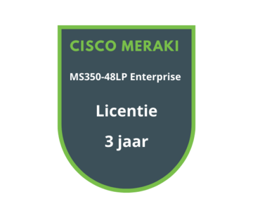 Cisco Meraki Cisco Meraki MS350-48LP Enterprise Licentie 3 jaar